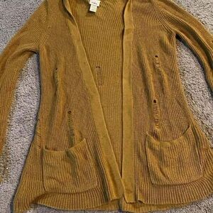 Daytrip Women's Golden Open-Front Cardigan